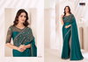 Sandal Wood 1309 A To F Hit Colour By Tfh Designer Party Wear Sarees Exporters In India